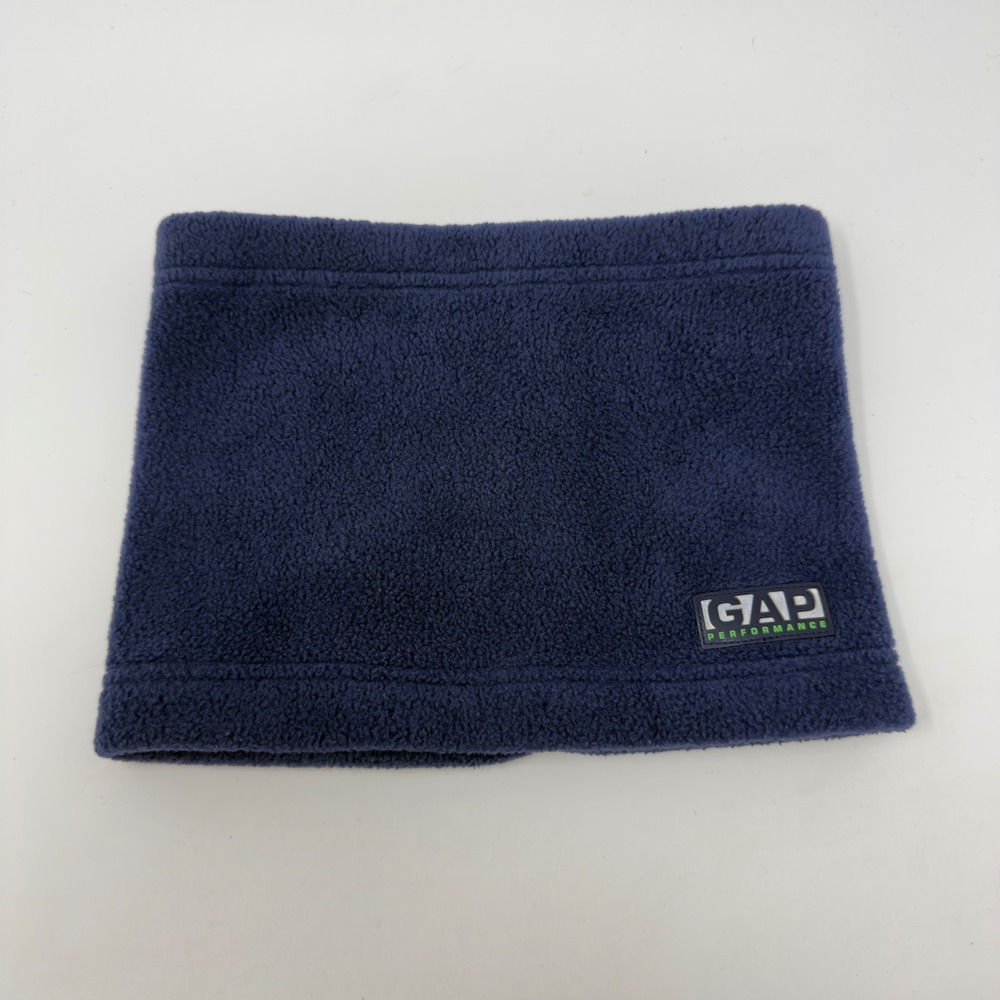 Gap Performance Fleece Neck Warmer‎ Gaiter Navy Blue Vintage 90s Y2K Large